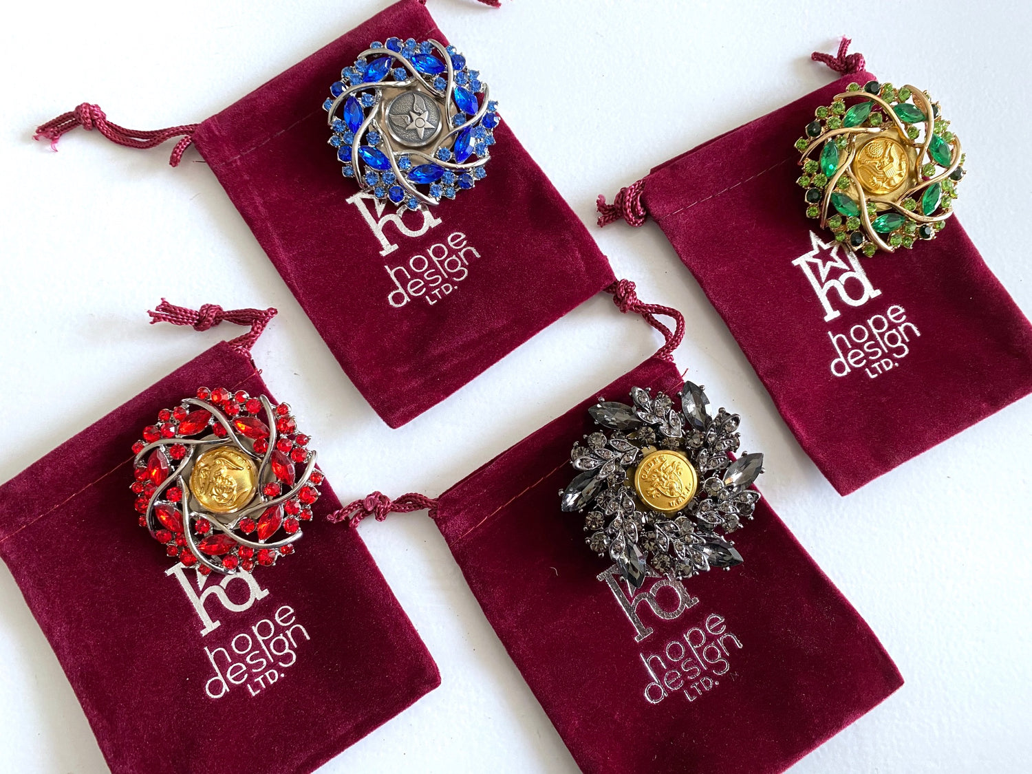Limited Edition Holiday Brooches