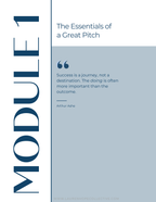 Downloadable Workbook: How to Pitch: Your Perfect Recipe