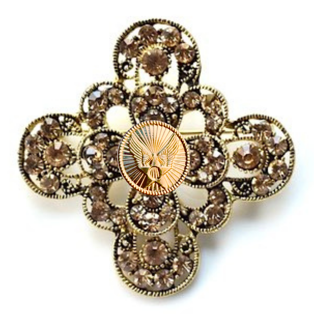 Air Force Gold Signature Brooch 13D