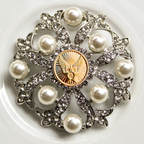 Air Force Gold Signature Brooch 24C