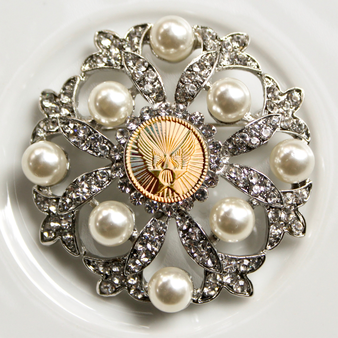 Air Force Gold Signature Brooch 24C