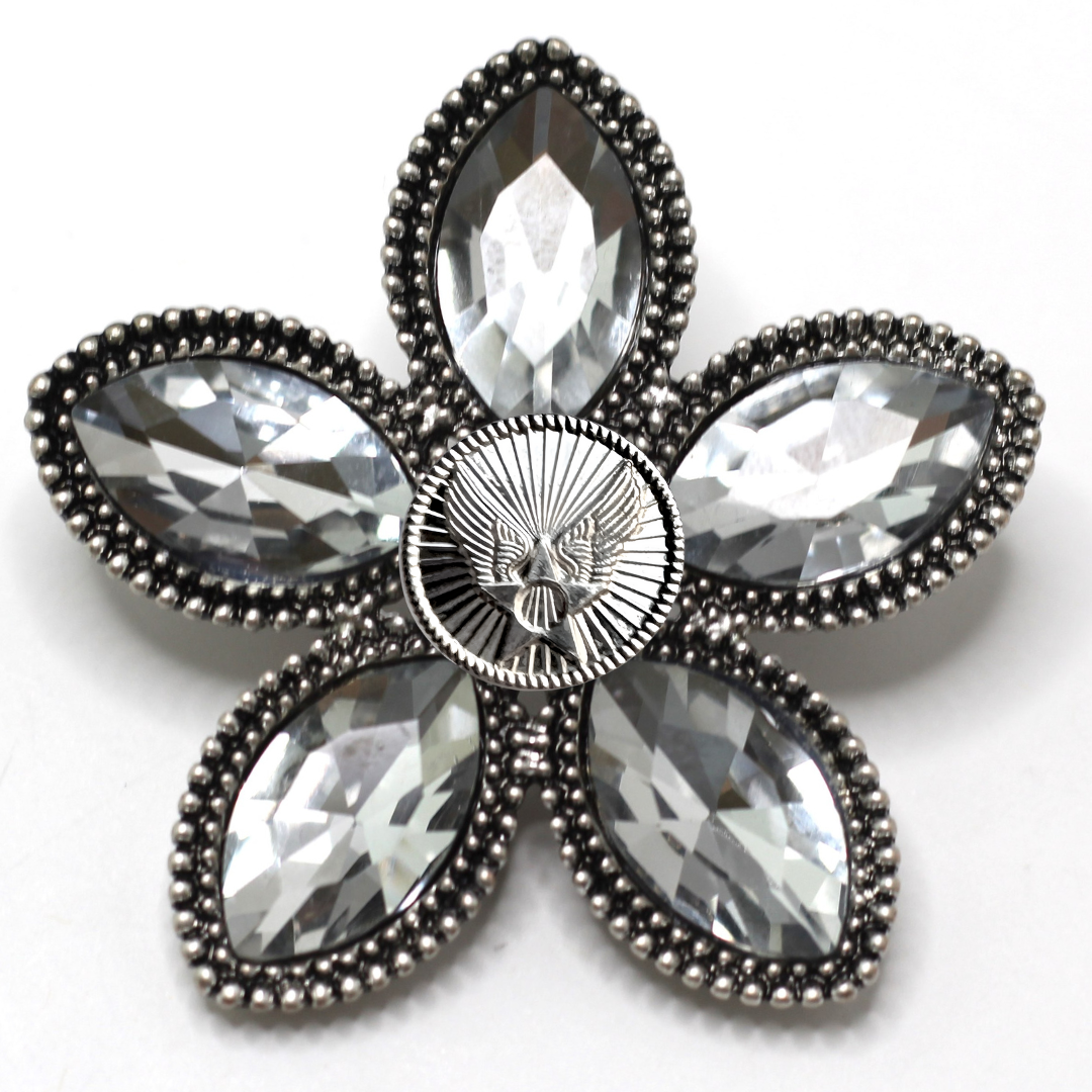 Air Force Silver Signature Brooch 13N