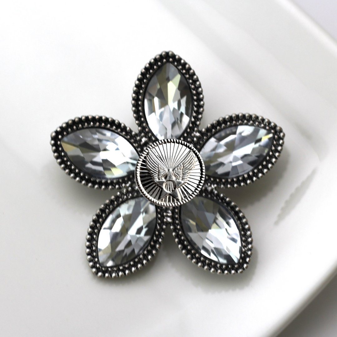 Air Force Silver Signature Brooch 13N