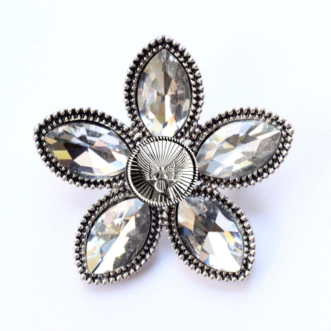 Air Force Silver Signature Brooch 13N