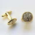 Signature Gold Army Cufflinks