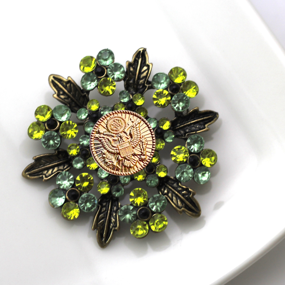 Army Gold Signature Brooch 8F