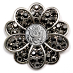 Army Silver Signature Brooch 14A