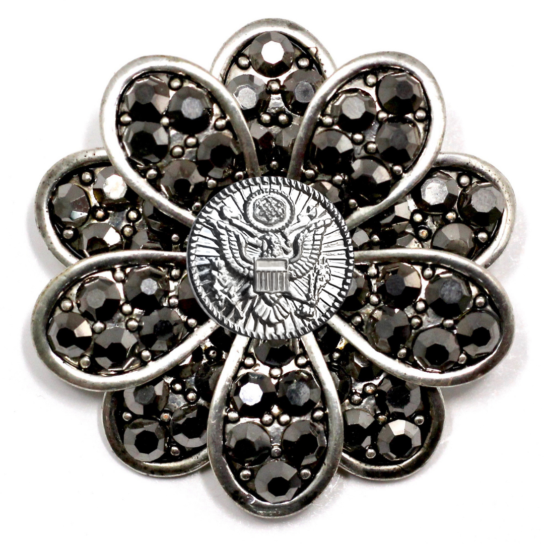 Army Silver Signature Brooch 14A