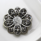 Army Silver Signature Brooch 14A