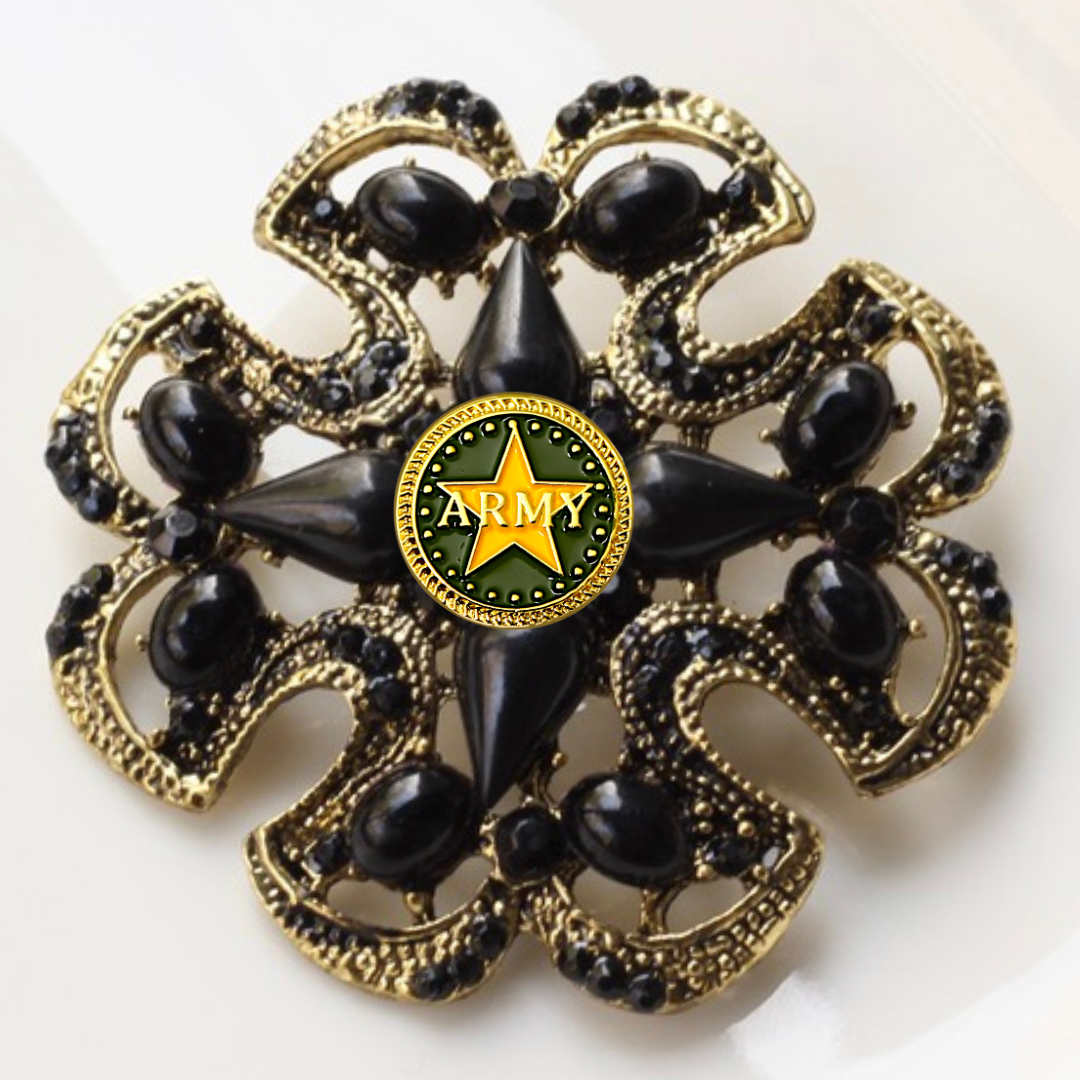 Army Brooch 10B
