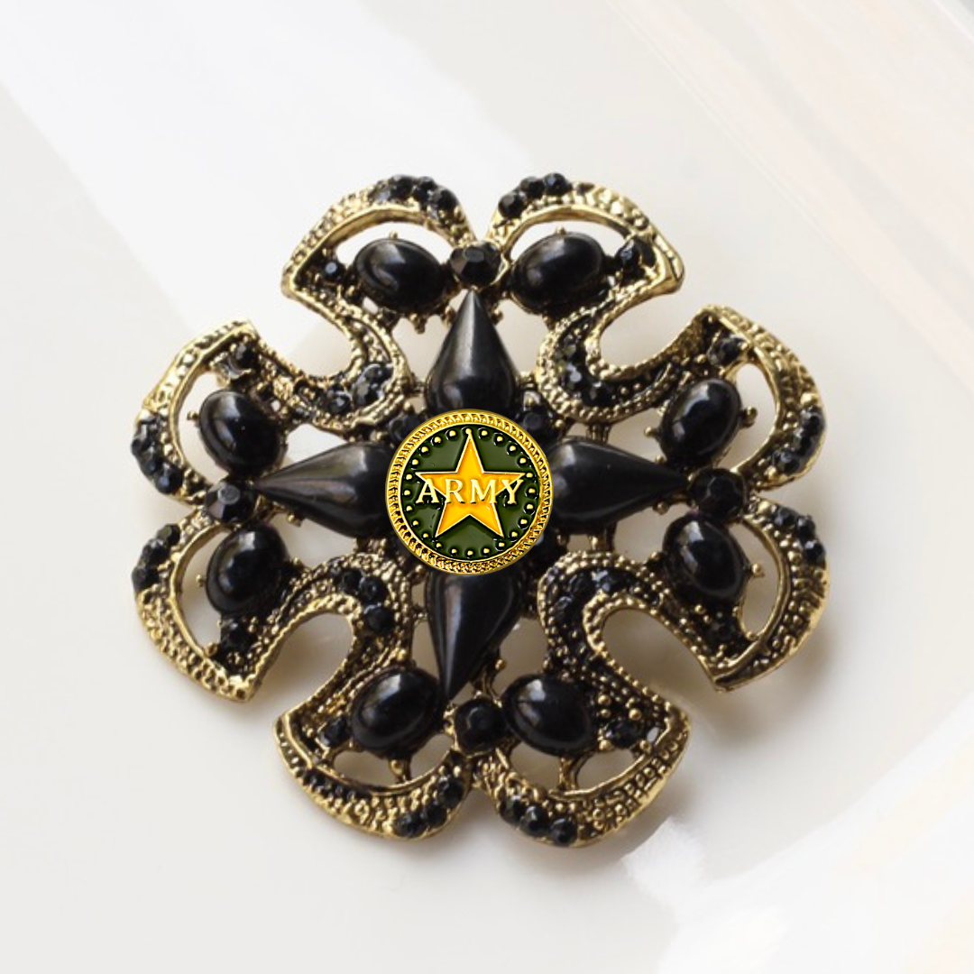 Army Brooch 10B