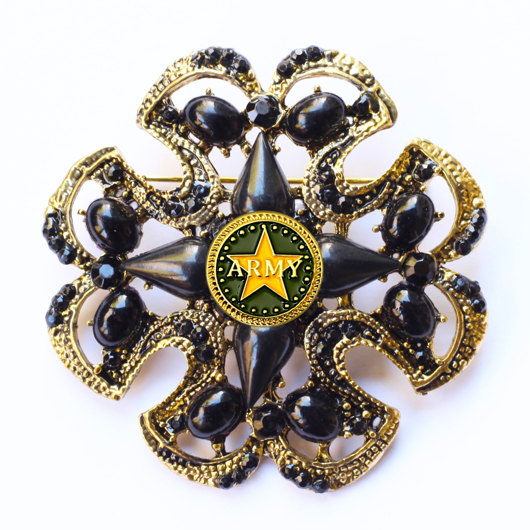Army Brooch 10B