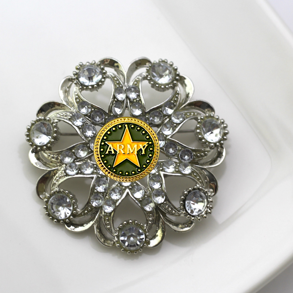 Army Brooch 11K