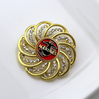 Marine Brooch 12K