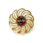 Marine Brooch 12K