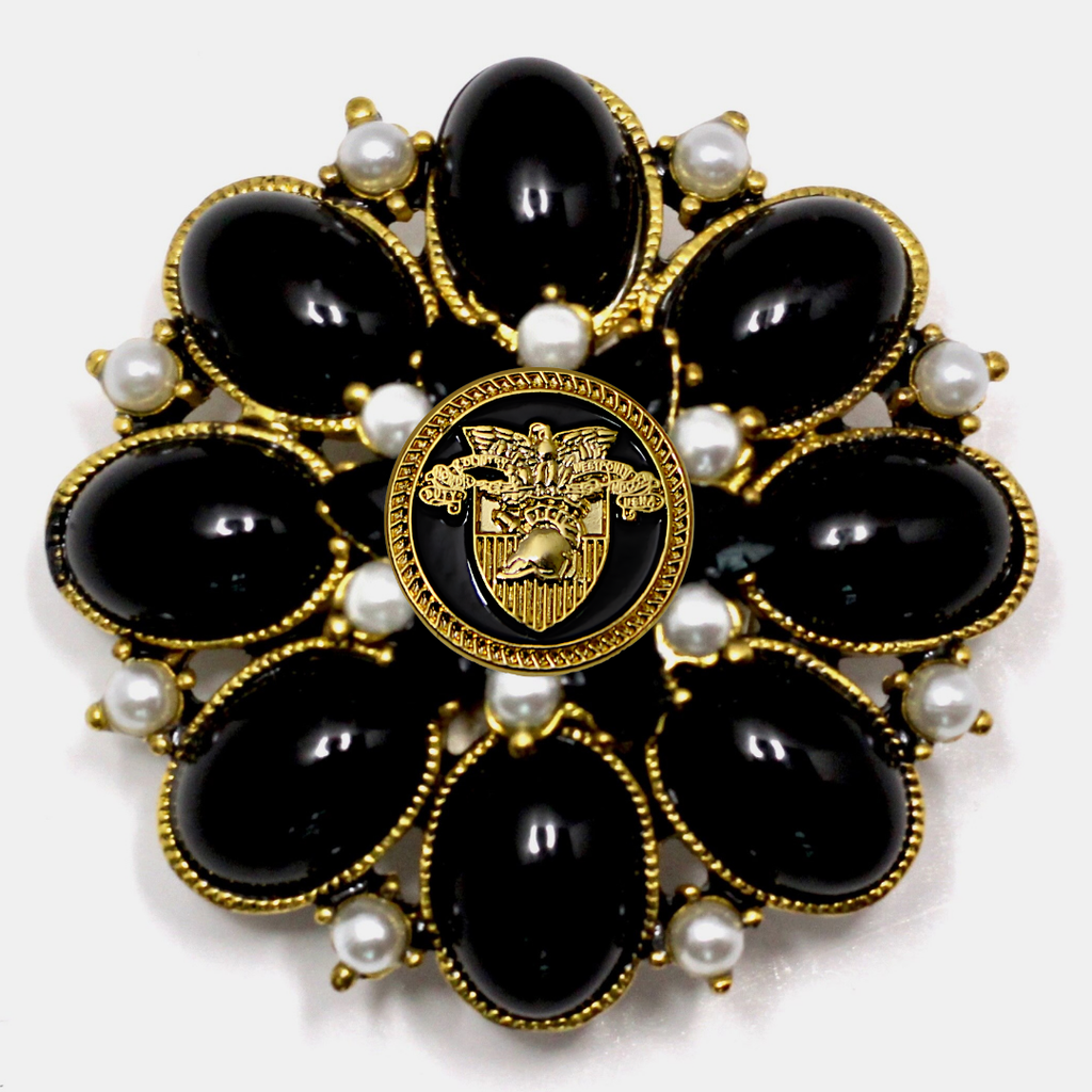 West Point Signature Enamel Brooch 13A