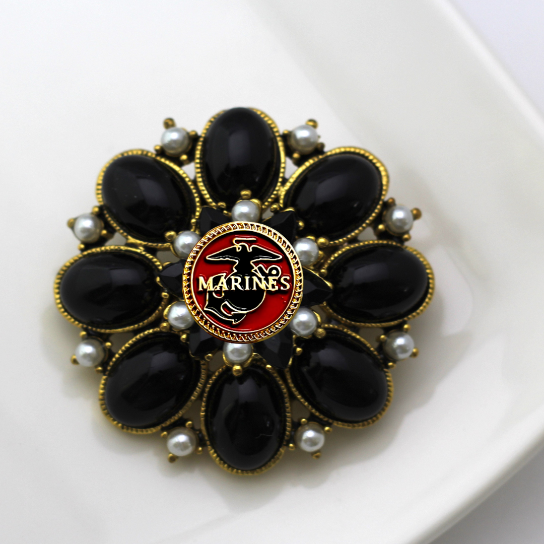 Marines Brooch 13A