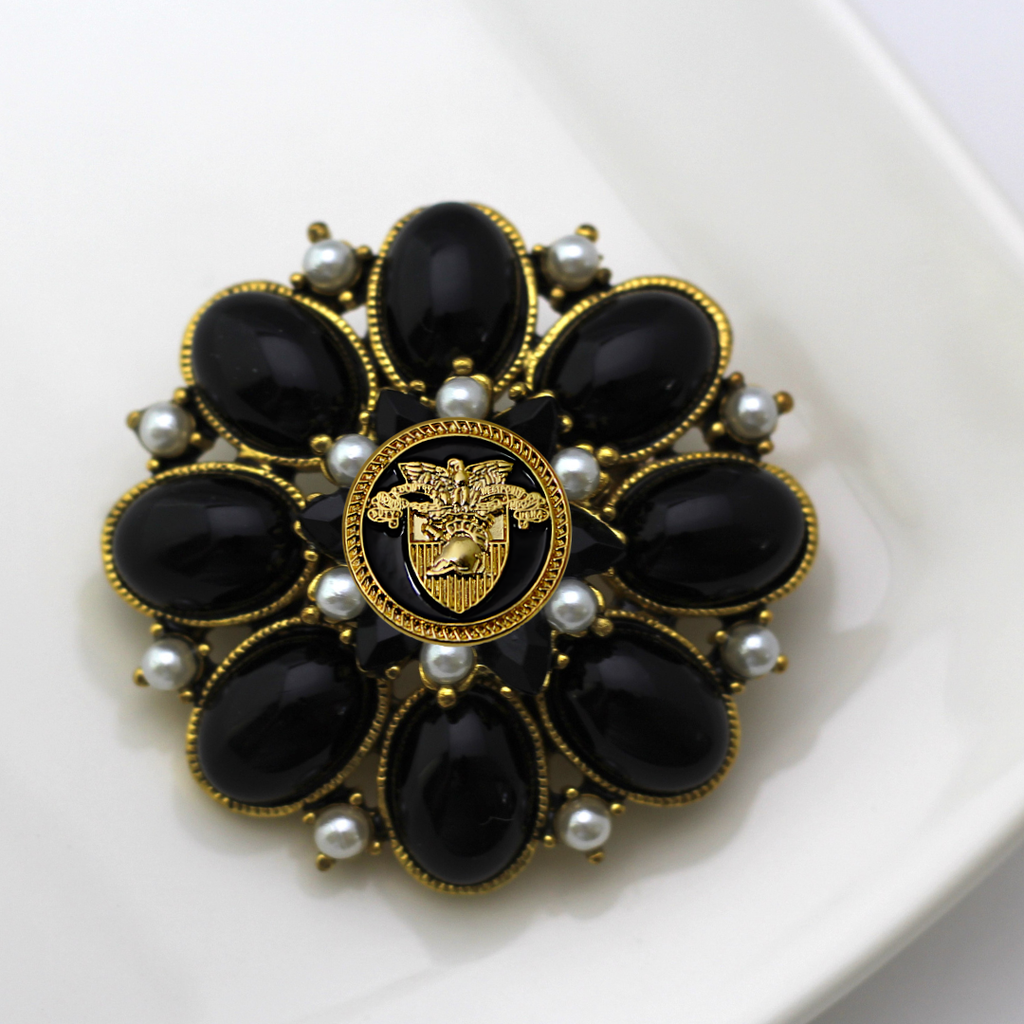 West Point Signature Enamel Brooch 13A