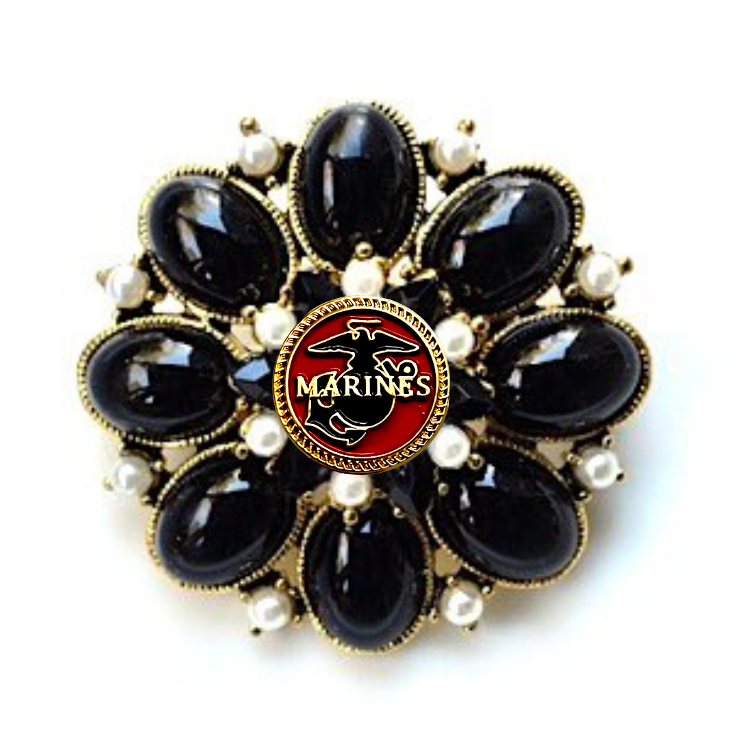 Marines Brooch 13A