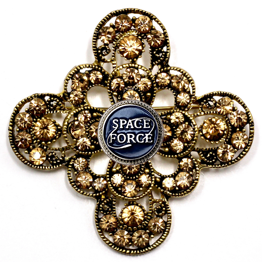 Space Force Brooch 13D