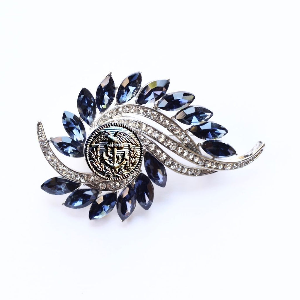 Coast Guard Silver Signature Brooch 14C