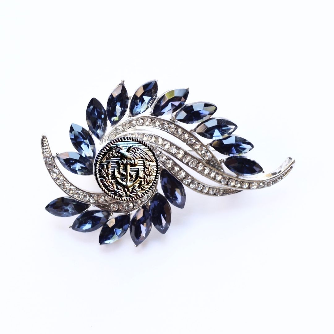 Coast Guard Silver Signature Brooch 14C