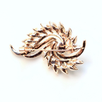 Navy Gold Signature Brooch 14D