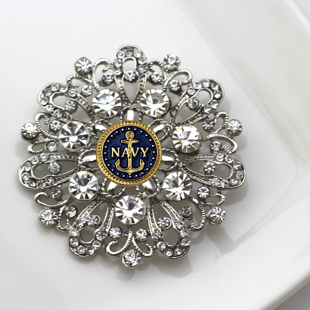 Navy Brooch 14i