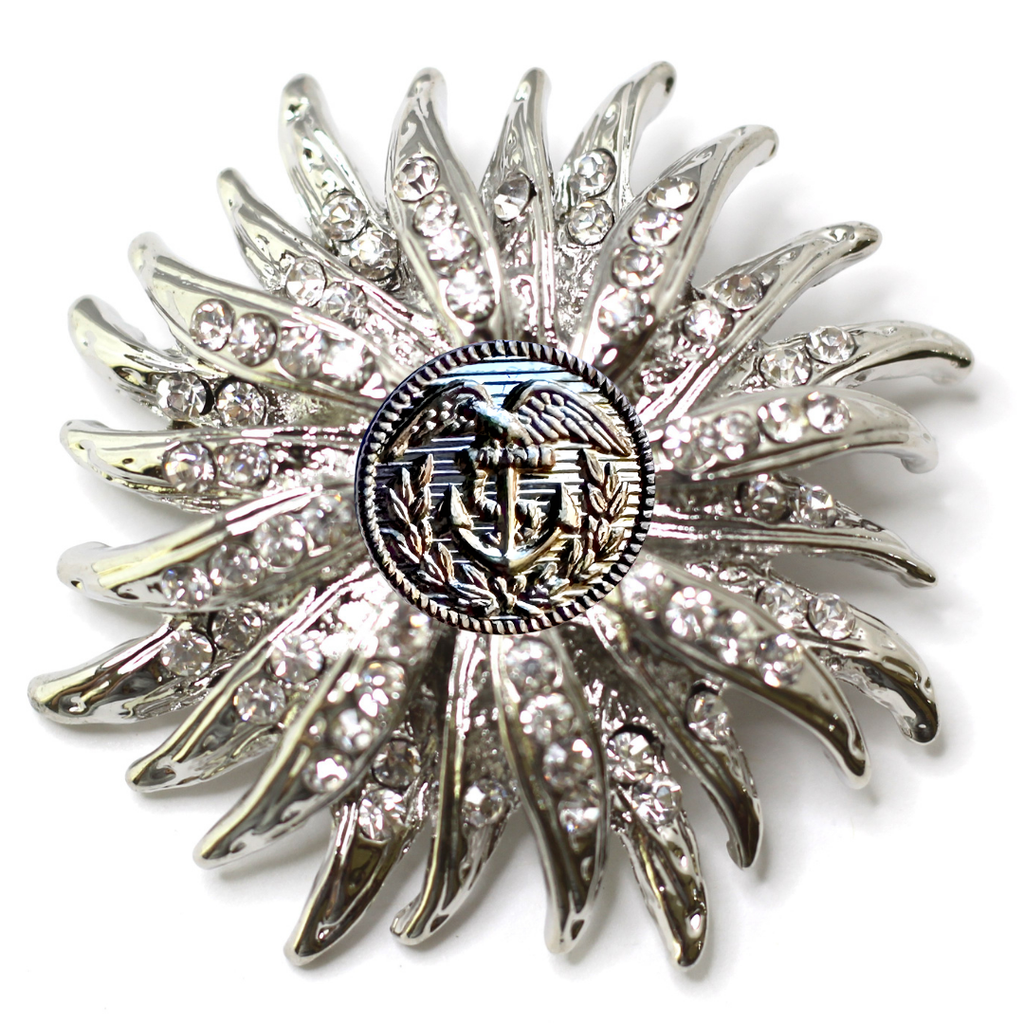 Coast Guard Silver Signature Brooch 15N