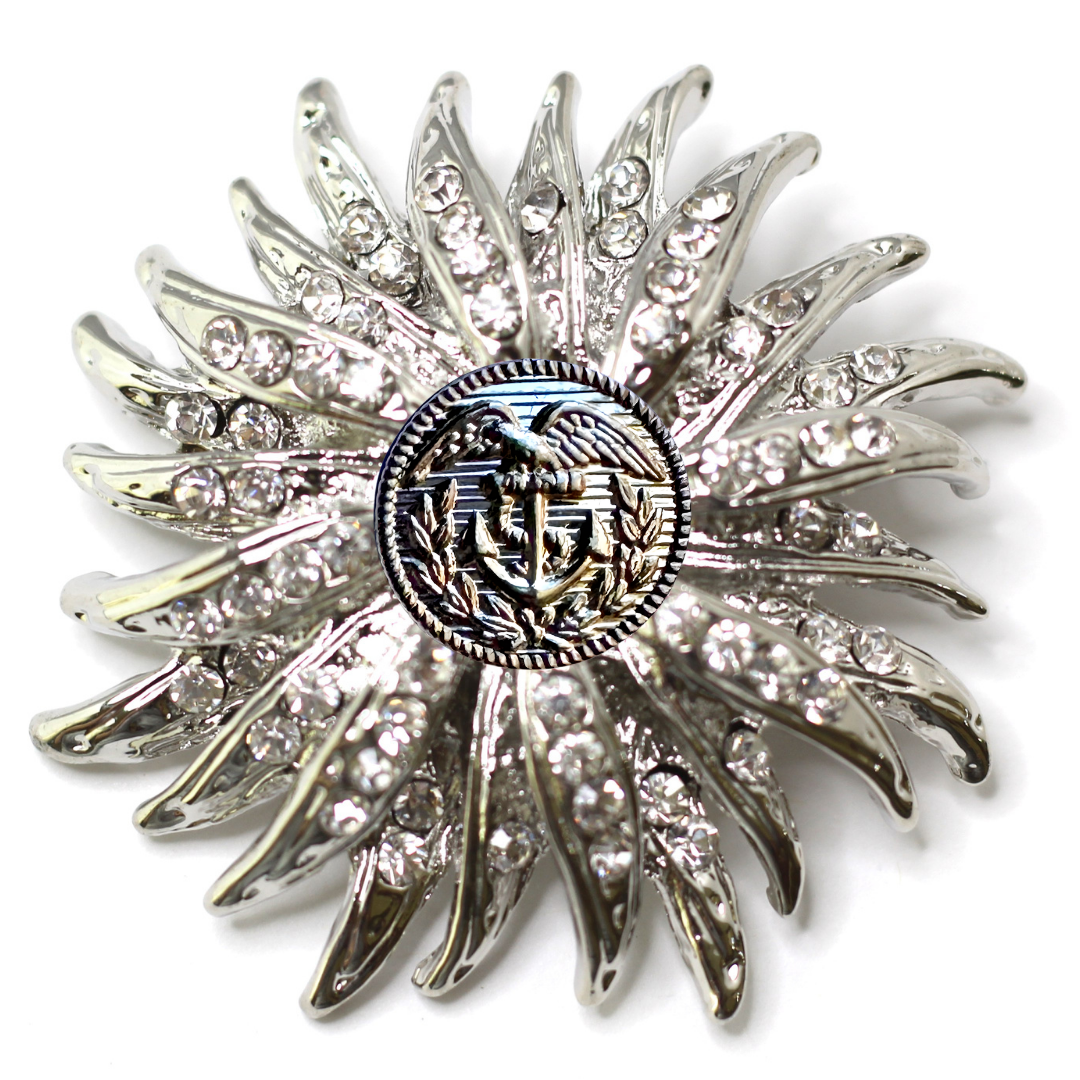 Coast Guard Silver Signature Brooch 15N