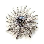 Coast Guard Silver Signature Brooch 15N