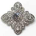 Coast Guard Silver Signature Brooch 21E
