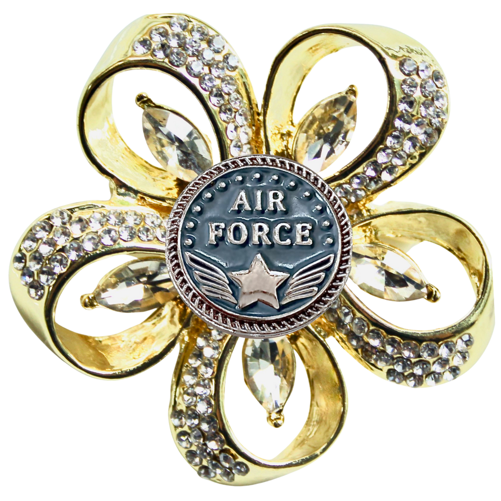 Air Force Brooch 21K