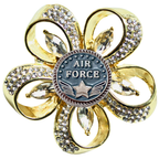 Air Force Brooch 21K