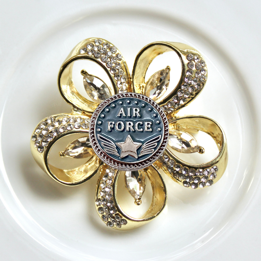 Air Force Brooch 21K