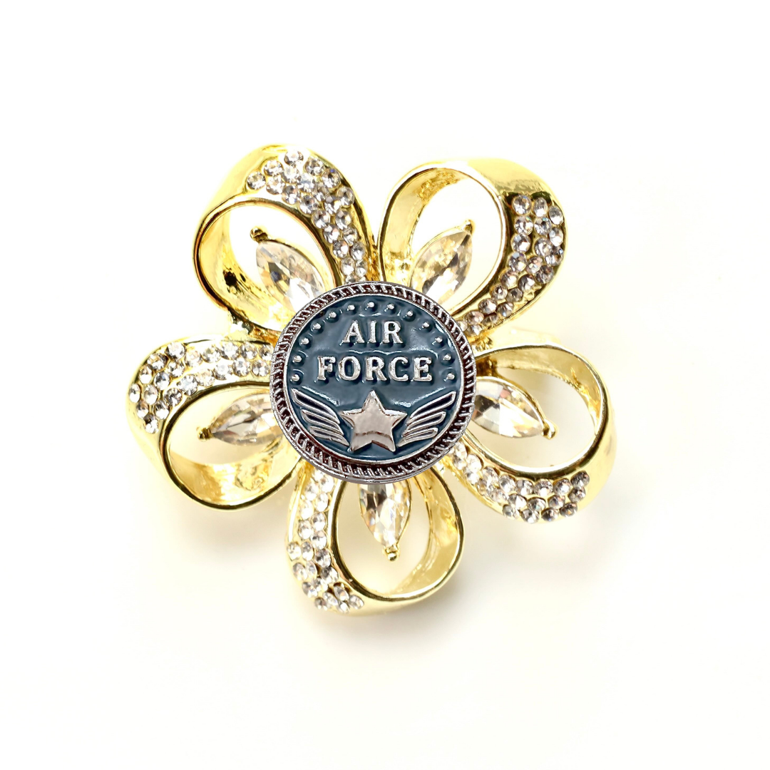 Air Force Brooch 21K