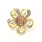 Marine Gold Signature Brooch 21K