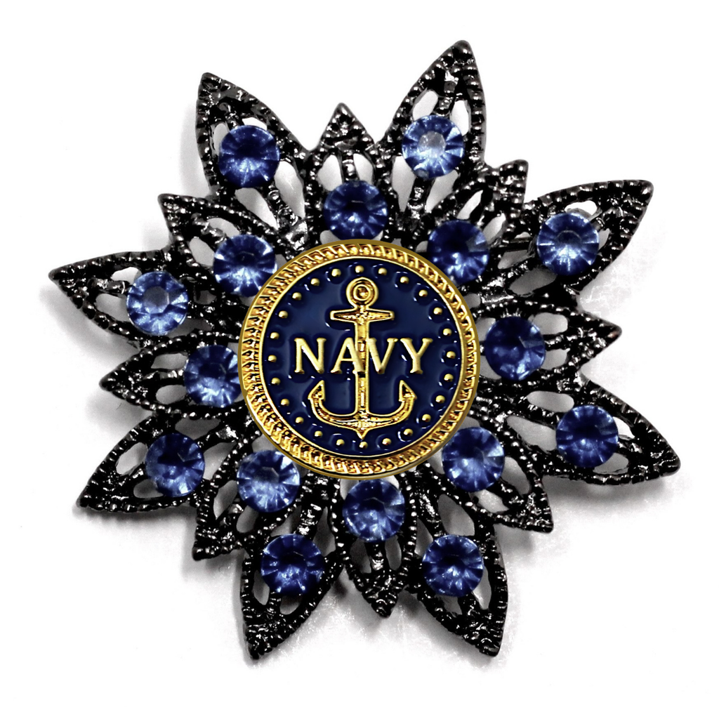 Navy Brooch 4E