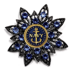 Navy Brooch 4E