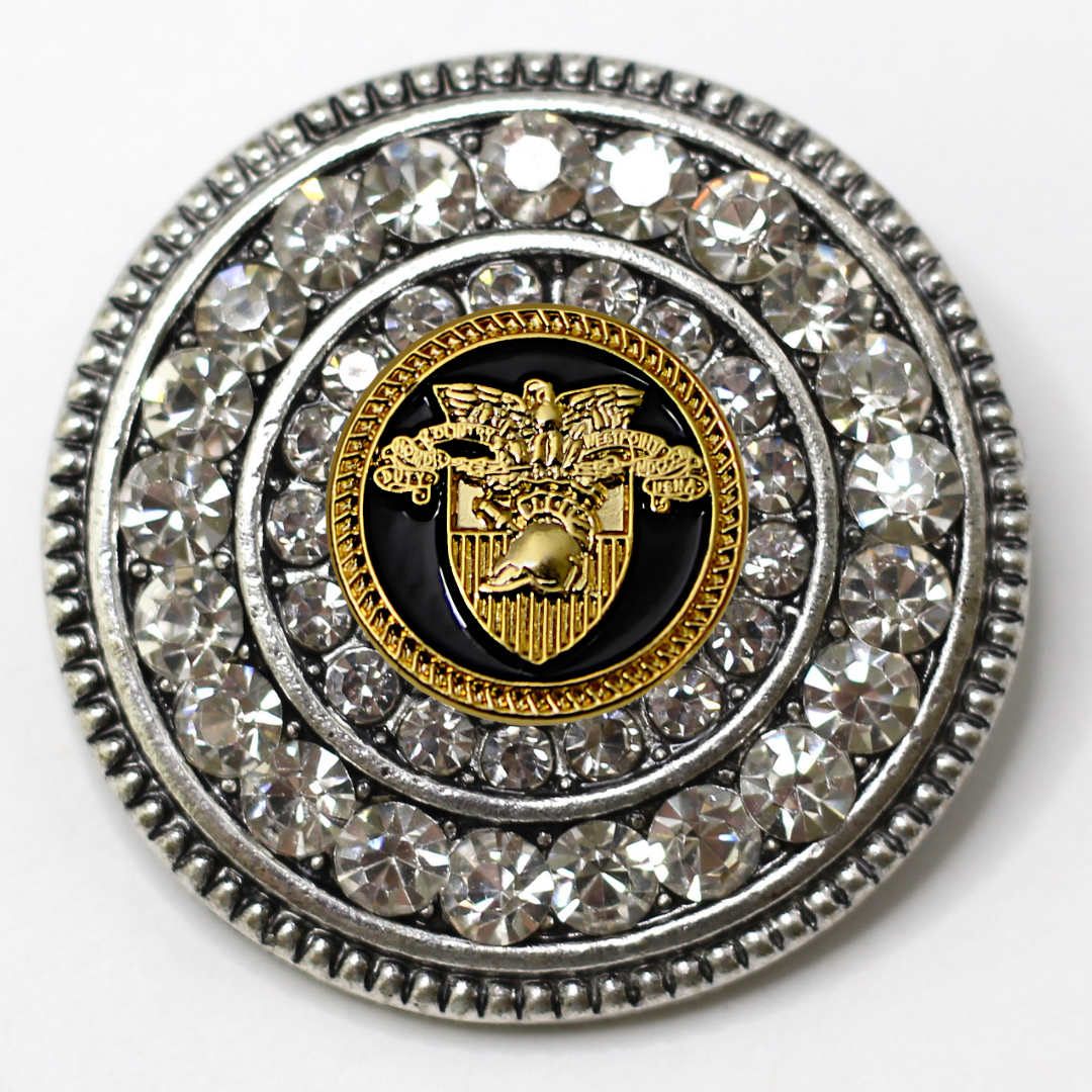 West Point Signature Enamel Brooch 9E