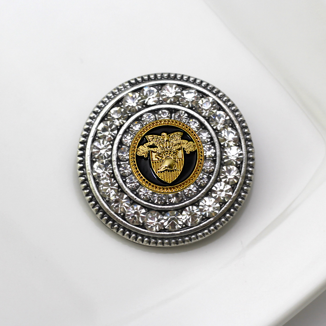 West Point Signature Enamel Brooch 9E