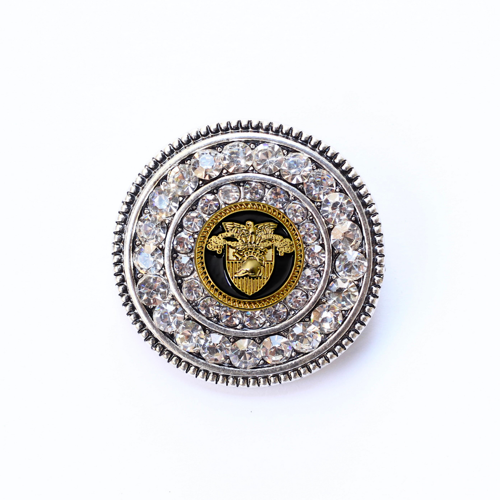 West Point Signature Enamel Brooch 9E