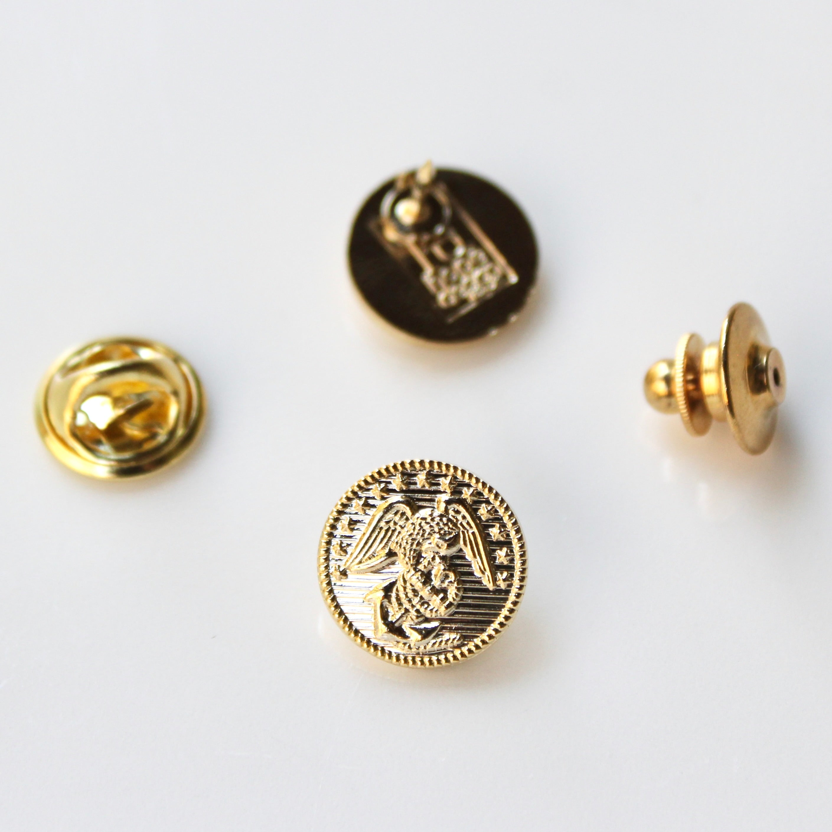 Signature Gold Marines Lapel Pin