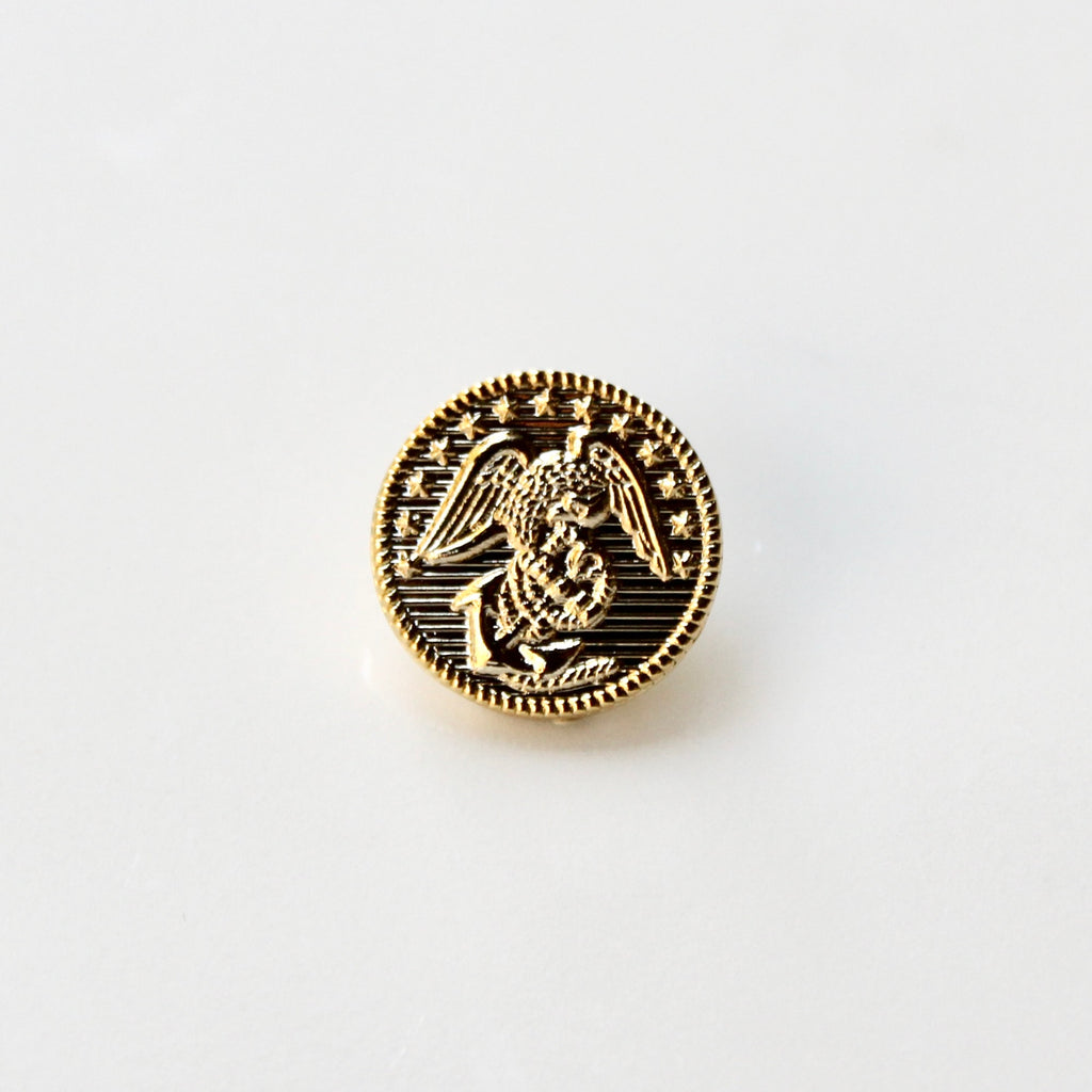 Signature Gold Marines Lapel Pin