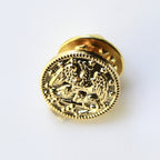 Signature Gold Navy Lapel Pin