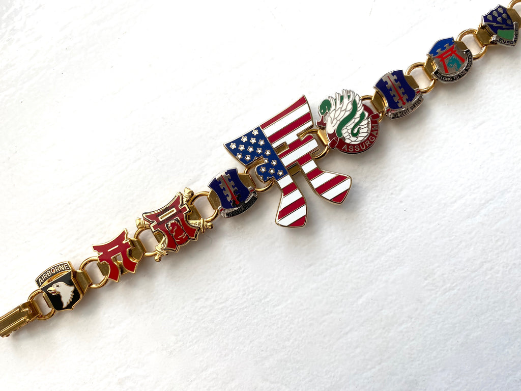 Legacy Collection | Gold Unit Insignia Bracelet (pins not included)