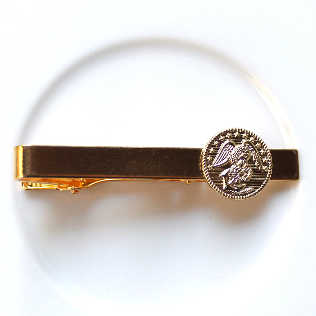 Signature Marines Gold Tie Bar