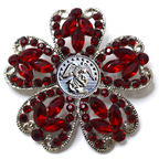 Marines Silver Signature Brooch 13F