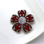 Marines Silver Signature Brooch 13F