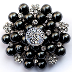 Marines Silver Signature Brooch 22G